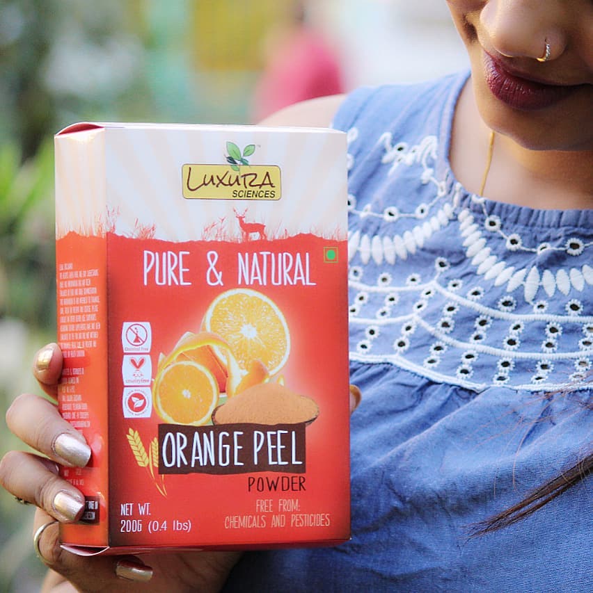 I am in absolute love with an Orange Peel Powder which I have been recently using.